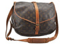 Authentic Louis Vuitton Monogram Saumur 35 Shoulder Cross Bag M42254 LV 2945I