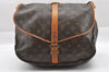 Authentic Louis Vuitton Monogram Saumur 35 Shoulder Cross Bag M42254 LV 2945I