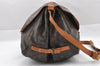 Authentic Louis Vuitton Monogram Saumur 35 Shoulder Cross Bag M42254 LV 2945I