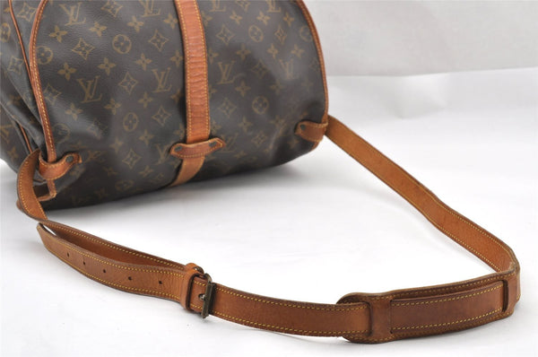 Authentic Louis Vuitton Monogram Saumur 35 Shoulder Cross Bag M42254 LV 2945I
