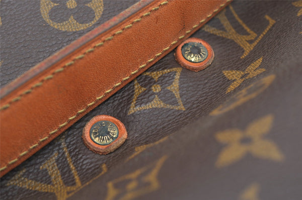 Authentic Louis Vuitton Monogram Saumur 35 Shoulder Cross Bag M42254 LV 2945I