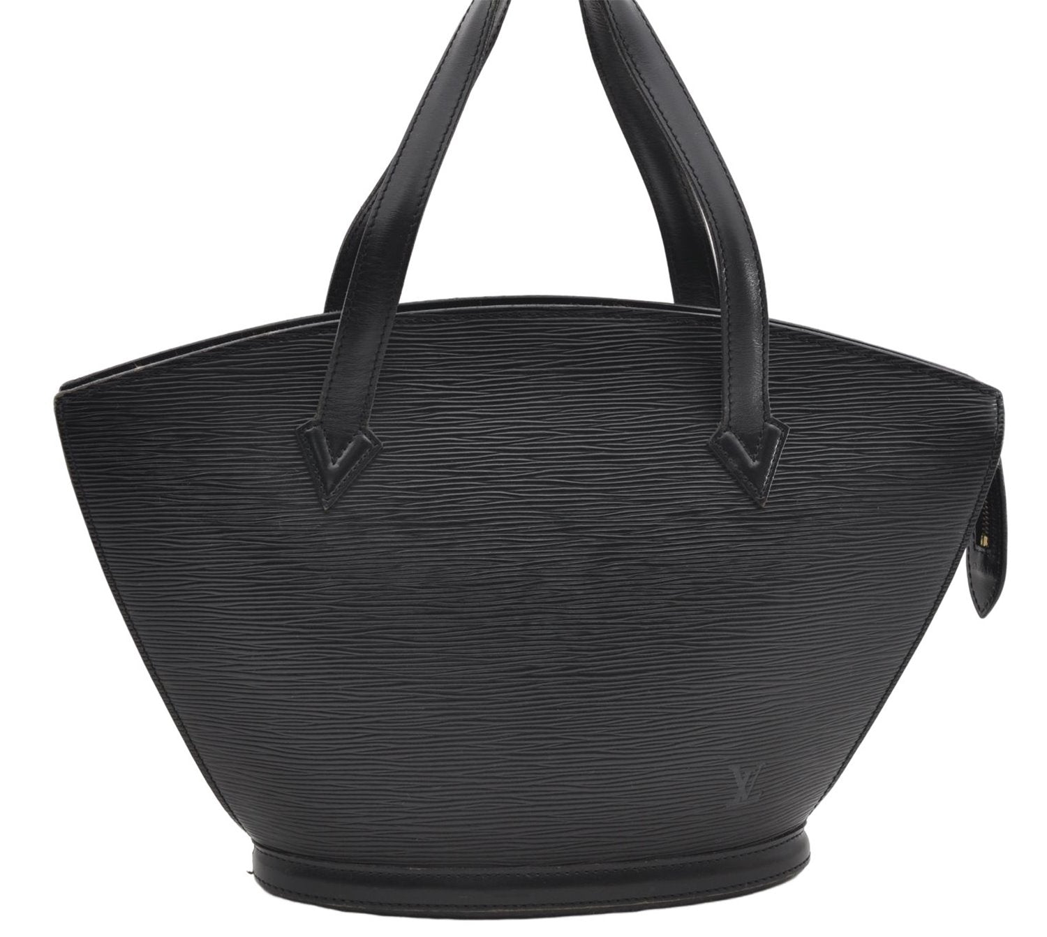 Authentic Louis Vuitton Epi Saint Jacques Hand Bag Purse Black M52272 LV 2946E