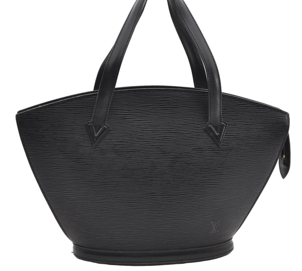 Authentic Louis Vuitton Epi Saint Jacques Hand Bag Purse Black M52272 LV 2946E