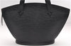 Authentic Louis Vuitton Epi Saint Jacques Hand Bag Purse Black M52272 LV 2946E