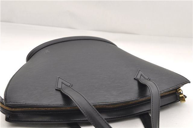 Authentic Louis Vuitton Epi Saint Jacques Hand Bag Purse Black M52272 LV 2946E