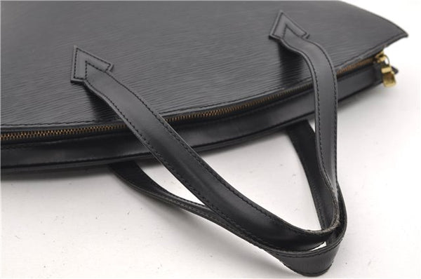 Authentic Louis Vuitton Epi Saint Jacques Hand Bag Purse Black M52272 LV 2946E