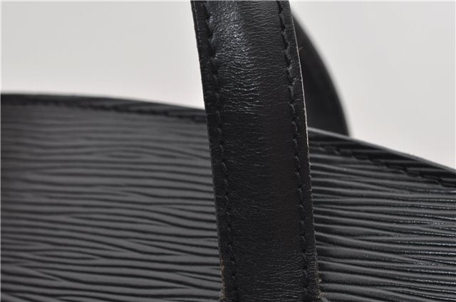 Authentic Louis Vuitton Epi Saint Jacques Hand Bag Purse Black M52272 LV 2946E