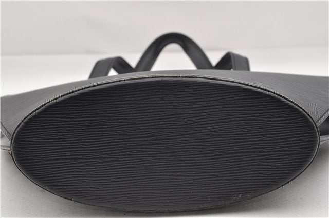 Authentic Louis Vuitton Epi Saint Jacques Hand Bag Purse Black M52272 LV 2946E