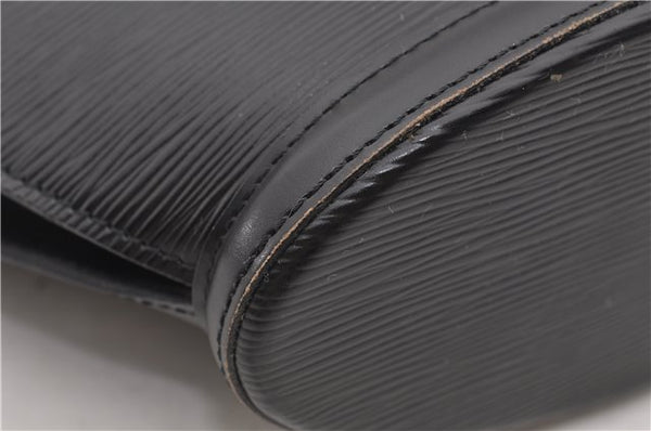 Authentic Louis Vuitton Epi Saint Jacques Hand Bag Purse Black M52272 LV 2946E