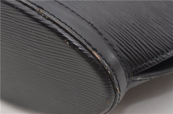 Authentic Louis Vuitton Epi Saint Jacques Hand Bag Purse Black M52272 LV 2946E