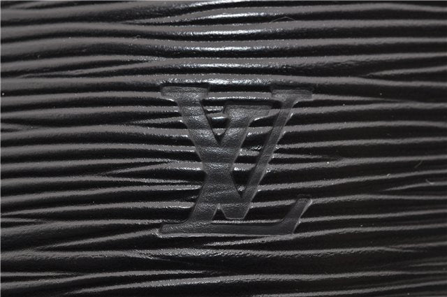 Authentic Louis Vuitton Epi Saint Jacques Hand Bag Purse Black M52272 LV 2946E