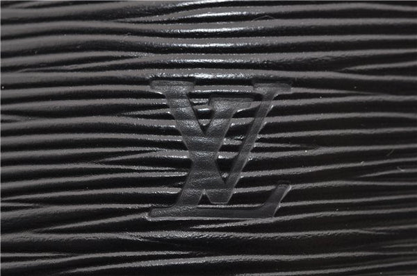 Authentic Louis Vuitton Epi Saint Jacques Hand Bag Purse Black M52272 LV 2946E