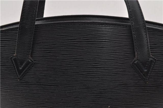 Authentic Louis Vuitton Epi Saint Jacques Hand Bag Purse Black M52272 LV 2946E