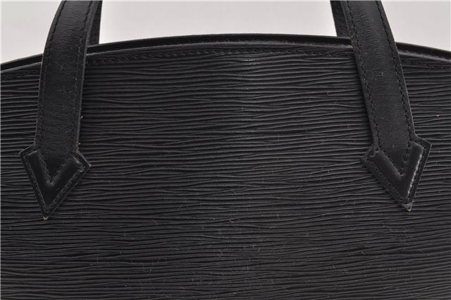 Authentic Louis Vuitton Epi Saint Jacques Hand Bag Purse Black M52272 LV 2946E