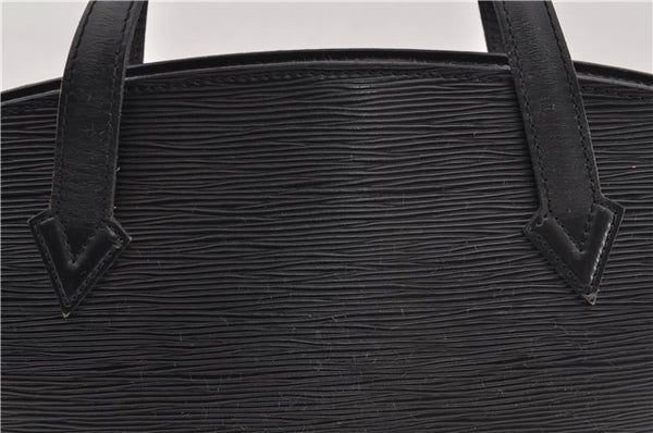 Authentic Louis Vuitton Epi Saint Jacques Hand Bag Purse Black M52272 LV 2946E
