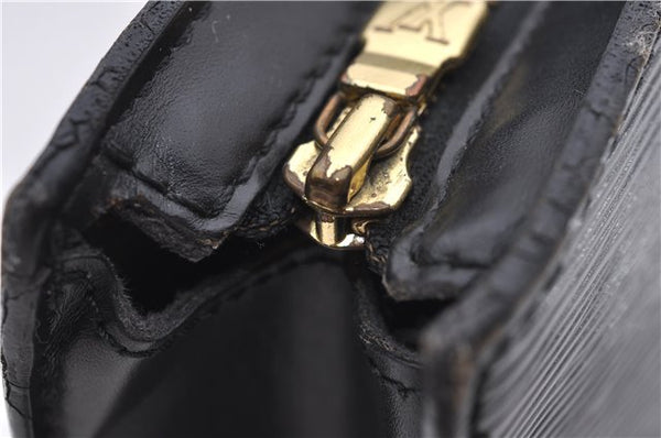 Authentic Louis Vuitton Epi Saint Jacques Hand Bag Purse Black M52272 LV 2946E