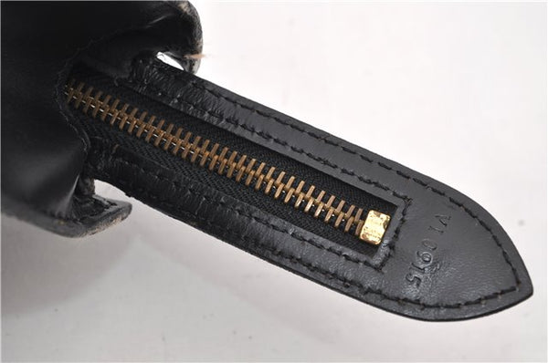 Authentic Louis Vuitton Epi Saint Jacques Hand Bag Purse Black M52272 LV 2946E