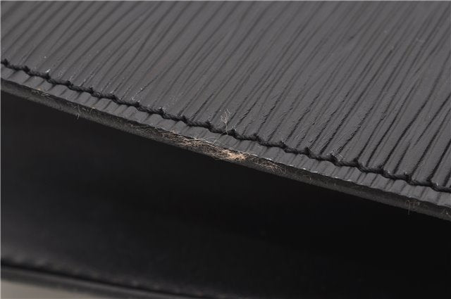 Authentic Louis Vuitton Epi Saint Jacques Hand Bag Purse Black M52272 LV 2946E