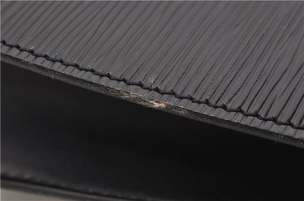 Authentic Louis Vuitton Epi Saint Jacques Hand Bag Purse Black M52272 LV 2946E