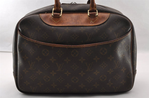 Authentic Louis Vuitton Monogram Deauville Hand Bag M47270 LV 2948I