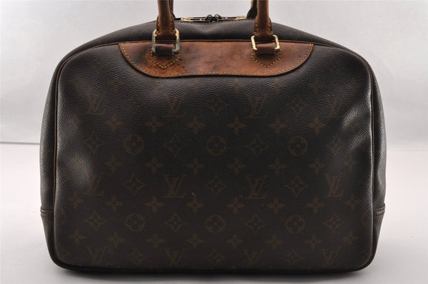 Authentic Louis Vuitton Monogram Deauville Hand Bag M47270 LV 2948I