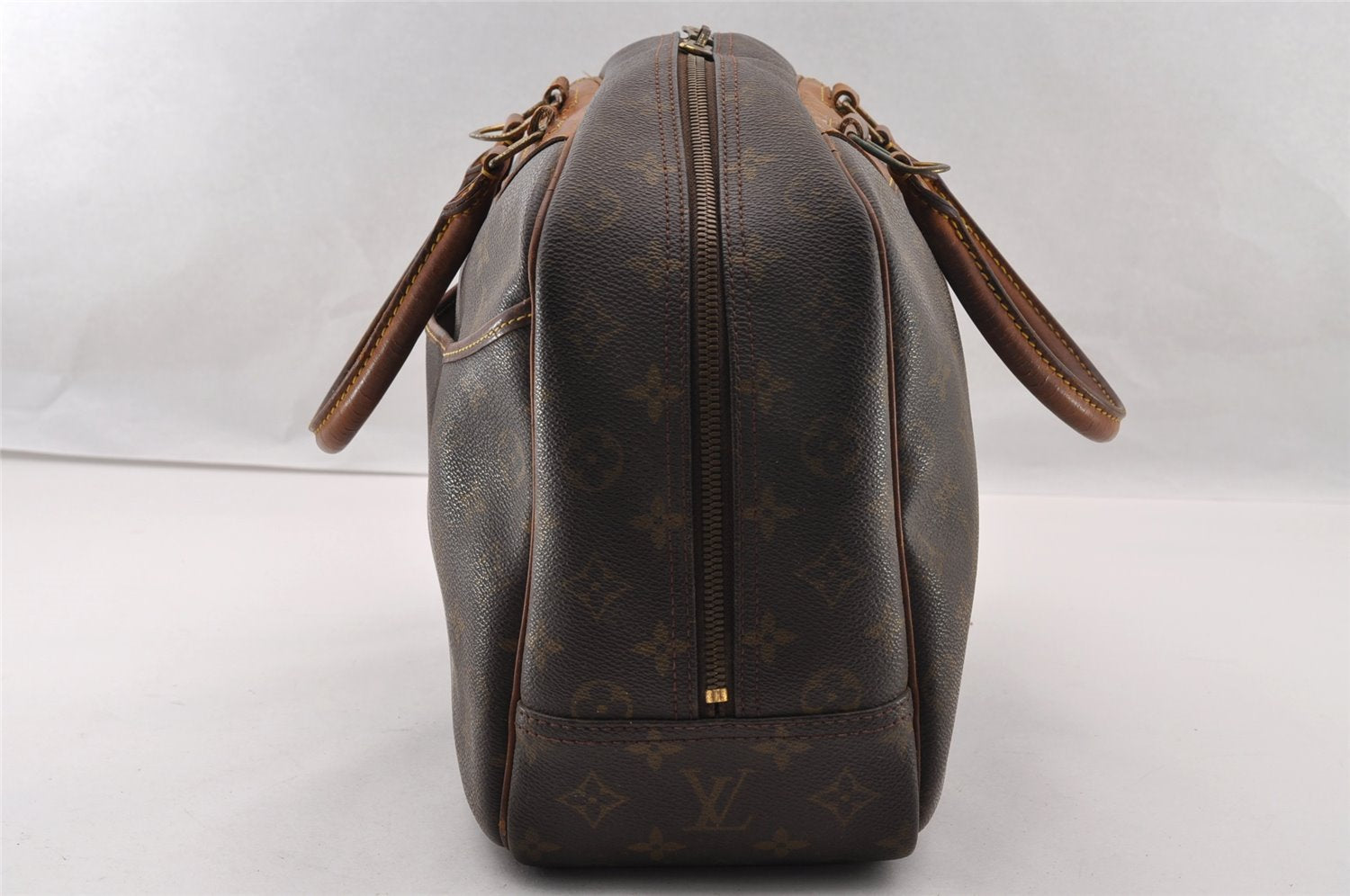 Authentic Louis Vuitton Monogram Deauville Hand Bag M47270 LV 2948I
