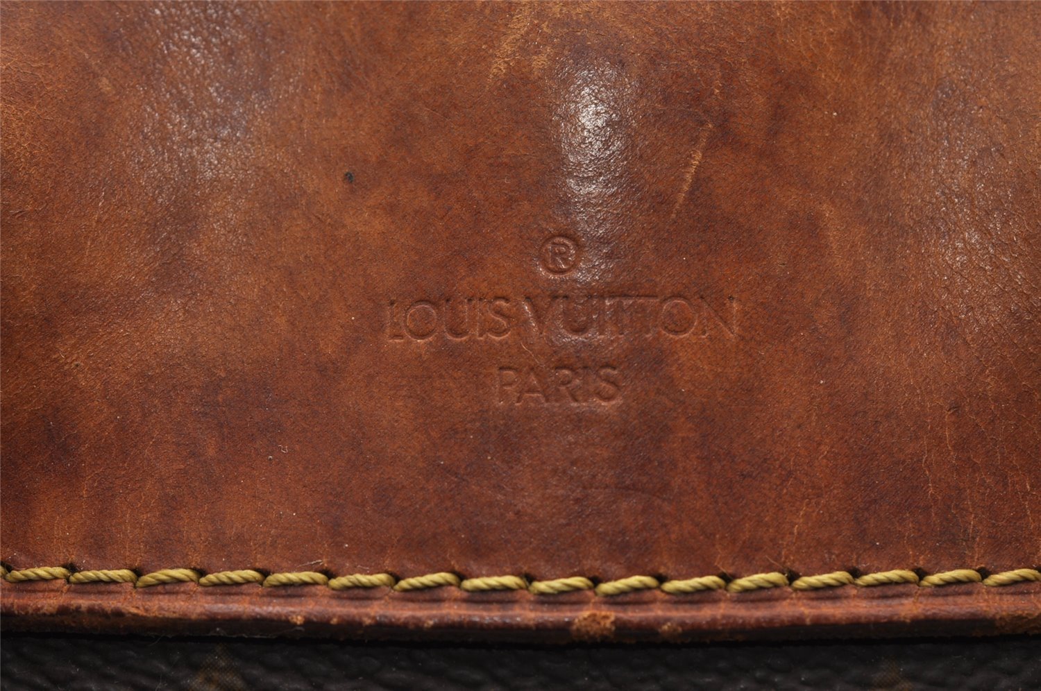 Authentic Louis Vuitton Monogram Deauville Hand Bag M47270 LV 2948I