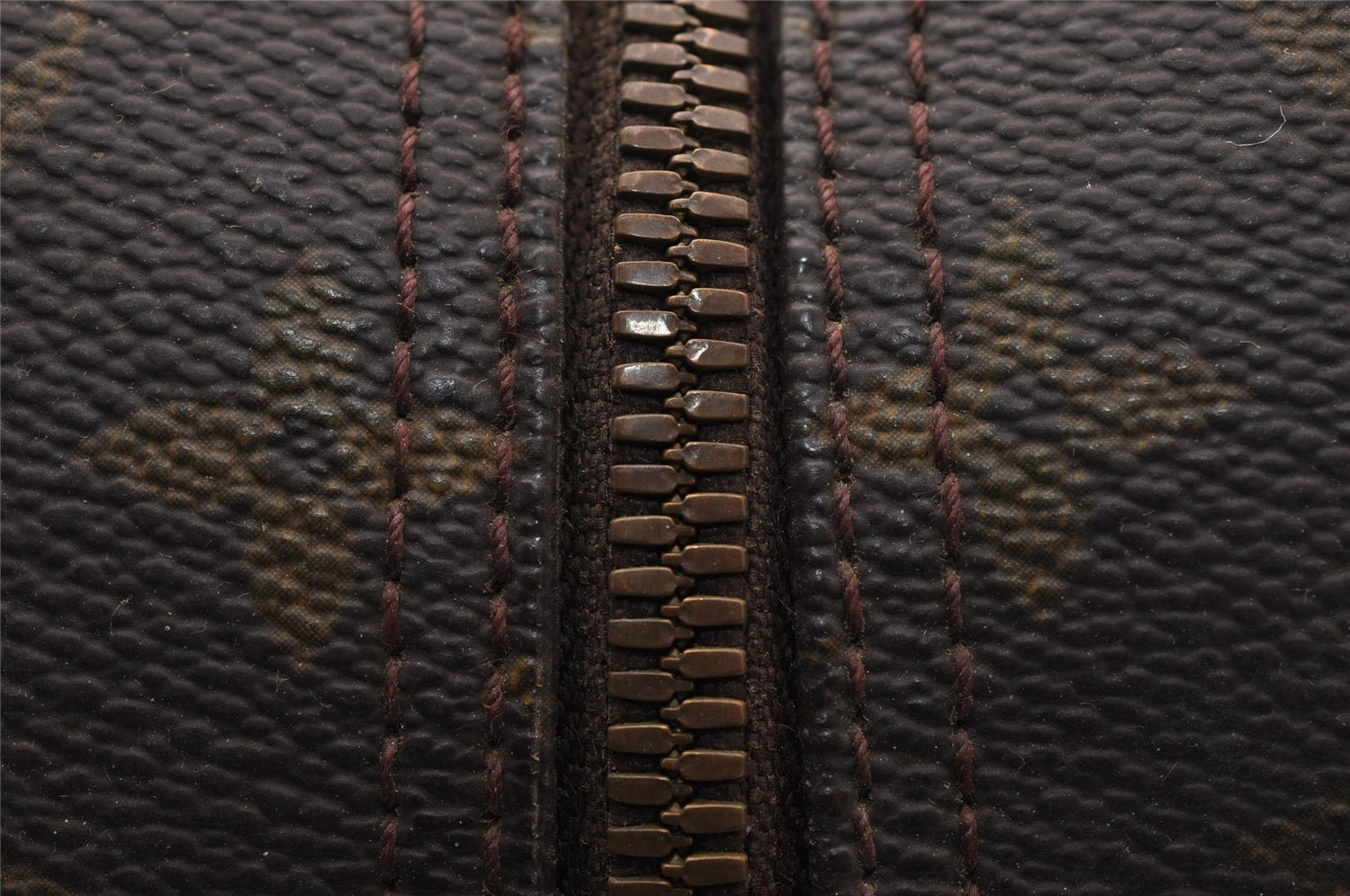 Authentic Louis Vuitton Monogram Deauville Hand Bag M47270 LV 2948I