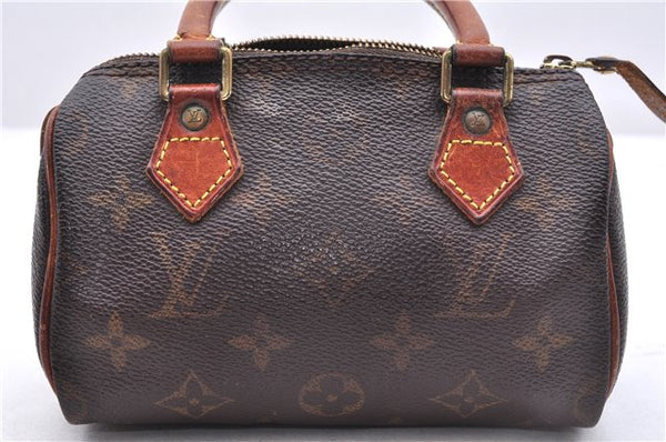 Authentic Louis Vuitton Monogram Mini Speedy Hand Bag M41534 LV Junk 2949E