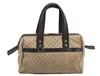 Auth Louis Vuitton Monogram Mini Josephine GM Hand Bag M92310 Khaki Beige 2949I