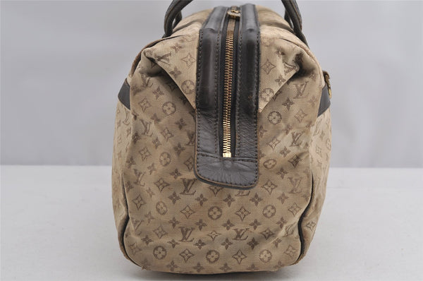 Auth Louis Vuitton Monogram Mini Josephine GM Hand Bag M92310 Khaki Beige 2949I