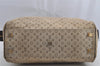 Auth Louis Vuitton Monogram Mini Josephine GM Hand Bag M92310 Khaki Beige 2949I