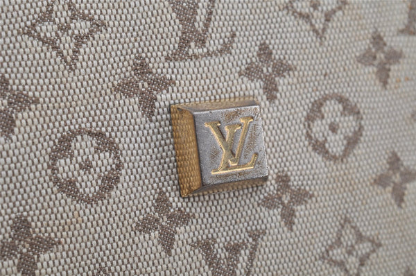 Auth Louis Vuitton Monogram Mini Josephine GM Hand Bag M92310 Khaki Beige 2949I