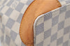 Authentic Louis Vuitton Damier Azur Hampstead MM Shoulder Tote Bag N51206 2950E