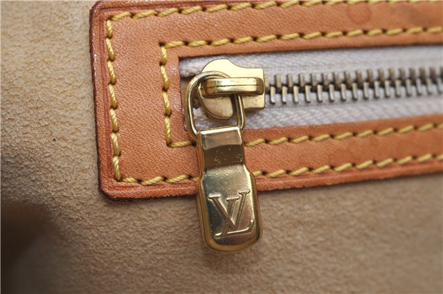 Authentic Louis Vuitton Damier Azur Hampstead MM Shoulder Tote Bag N51206 2950E