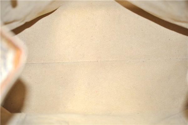 Authentic Louis Vuitton Damier Azur Hampstead MM Shoulder Tote Bag N51206 2950E