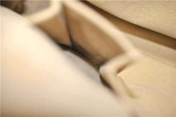 Authentic Louis Vuitton Damier Azur Hampstead MM Shoulder Tote Bag N51206 2950E