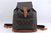Authentic Louis Vuitton Monogram Montsouris GM Backpack M51135 LV 2951E