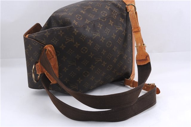 Authentic Louis Vuitton Monogram Montsouris GM Backpack M51135 LV 2951E