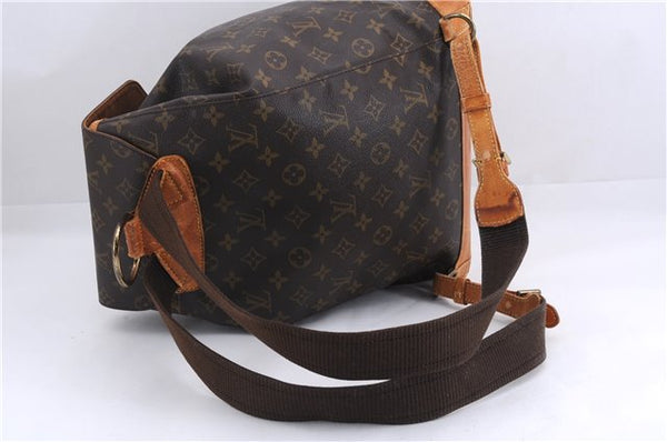 Authentic Louis Vuitton Monogram Montsouris GM Backpack M51135 LV 2951E