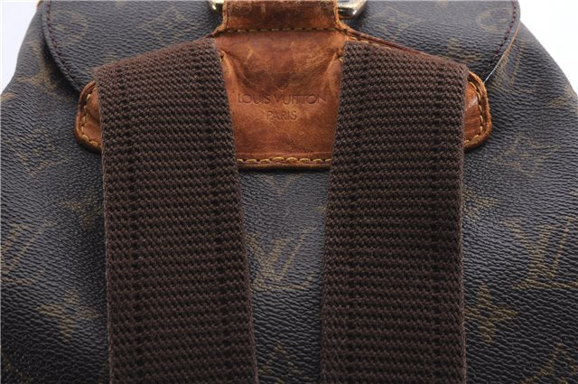 Authentic Louis Vuitton Monogram Montsouris GM Backpack M51135 LV 2951E