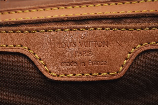 Authentic Louis Vuitton Monogram Montsouris GM Backpack M51135 LV 2951E