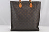 Authentic Louis Vuitton Monogram Sac Plat Hand Tote Bag M51140 LV 2951I