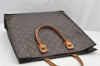 Authentic Louis Vuitton Monogram Sac Plat Hand Tote Bag M51140 LV 2951I