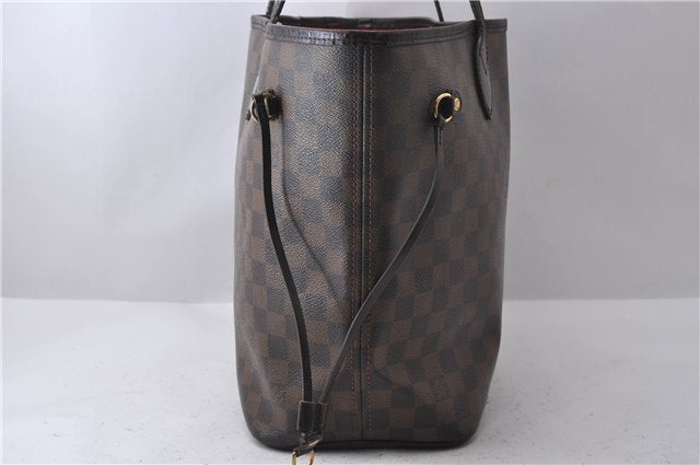 Authentic Louis Vuitton Damier Neverfull MM Tote Bag N51105 LV 2952D