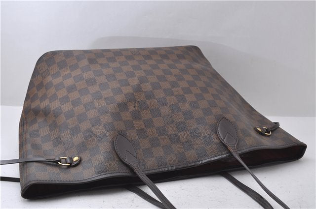 Authentic Louis Vuitton Damier Neverfull MM Tote Bag N51105 LV 2952D