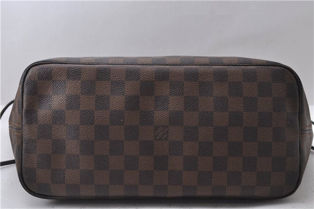 Authentic Louis Vuitton Damier Neverfull MM Tote Bag N51105 LV 2952D