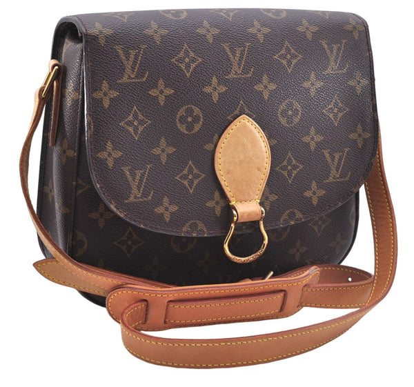 Authentic Louis Vuitton Monogram Saint Cloud GM M51242 Shoulder Cross Bag 2952E