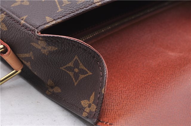 Authentic Louis Vuitton Monogram Saint Cloud GM M51242 Shoulder Cross Bag 2952E