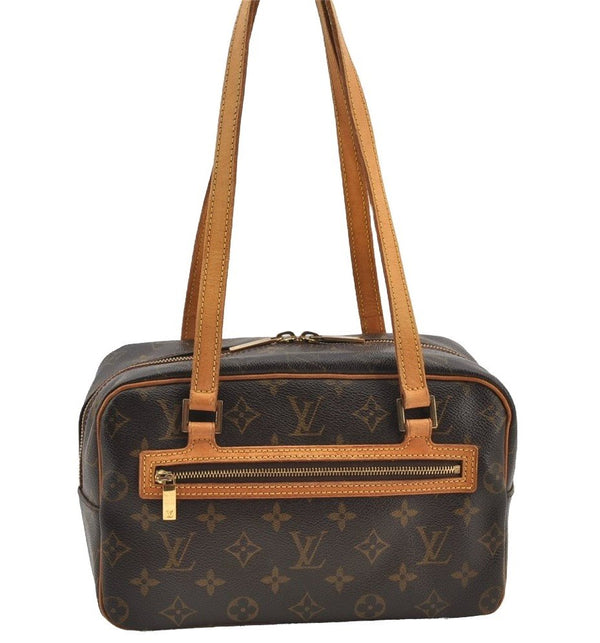 Authentic Louis Vuitton Monogram Cite MM Shoulder Bag M51182 LV 2952I